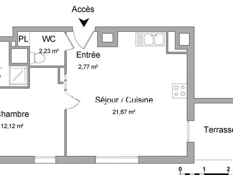 Maison à louer, 43m², LYON 5E