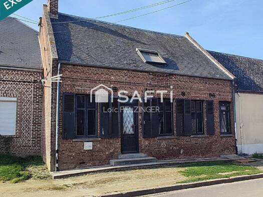 Maison à vendre 72 000 € 5 pièces 3 chambres 131 m² 615 m² de terrain Grandlup-et-Fay 02350