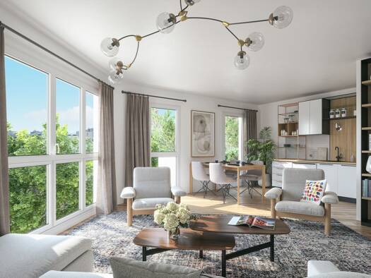 Appartement à vendre - neuf 549 500 € 4 pièces 3 chambres 106 m² Étage 4/10 Est Ambilly 74100