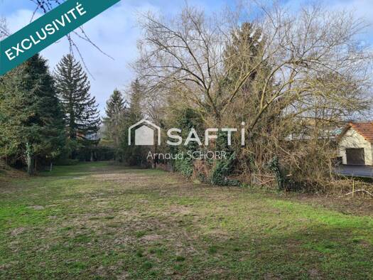 Terrain constructible viabilisé à vendre 145 000 € 1 699 m² de terrain Nord Saverne 67700