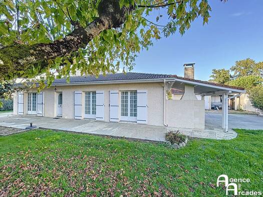 Maison à vendre 395 000 € 5 pièces 3 chambres 87 m² 1 424 m² de terrain Sud Bassens 33530