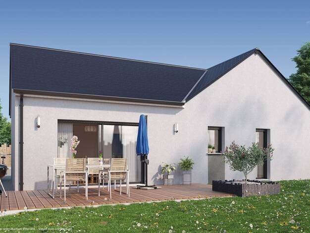 Terrain avec maison neuve à vendre 215 227 € 4 pièces 3 chambres 83 m² 320 m² de terrain Villages Theix 56450