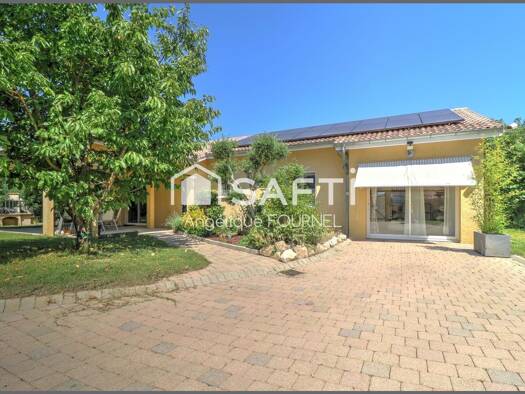 Maison de plain-pied à vendre 439 000 € 5 pièces 3 chambres 130 m² 800 m² de terrain Luzinay 38200
