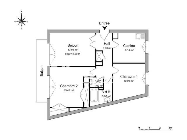 Maison à louer, 59m², RODEZ