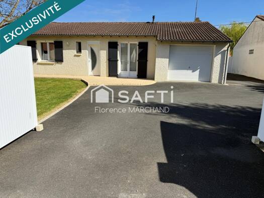 Maison de plain-pied à vendre 247 500 € 4 pièces 3 chambres 102 m² 1 614 m² de terrain Frontenay-Rohan-Rohan 79270