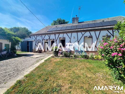 Maison à vendre 199 000 € 8 pièces 3 chambres 143 m² 3 283 m² de terrain Vaudricourt 80230