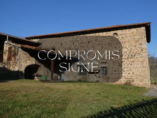 Maison à vendre 155 000 € 2 pièces 1 chambre 200 m² 1 500 m² de terrain St Laurent de Chamousset 69930