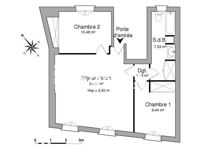 Maison à louer, 53m², BEZIERS