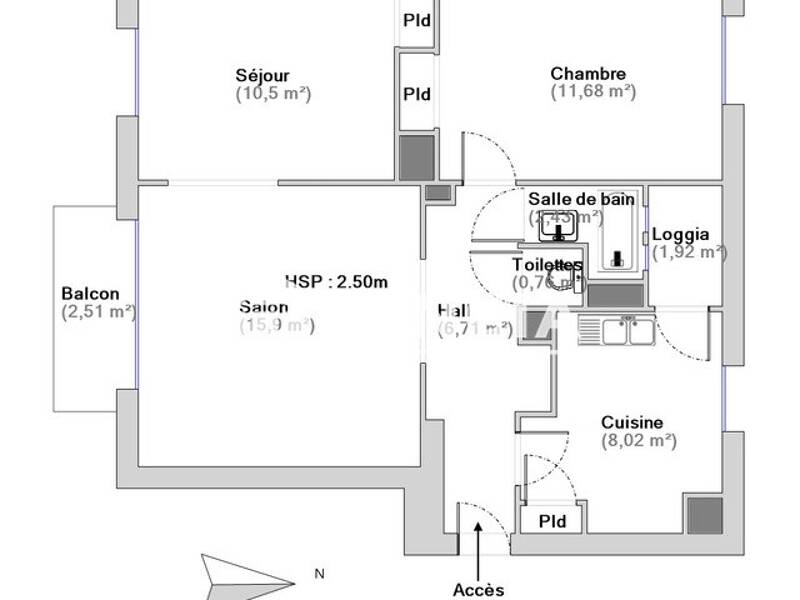 Maison à louer, 56m², GUILHERAND GRANGES