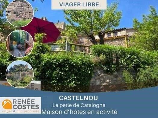 Maison en viager libre Bouquet 234 500 € 8 pièces 7 chambres 240 m² 300 m² de terrain Castelnou 66300