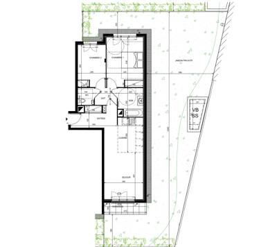 Appartement à vendre 294 000 € 3 pièces 2 chambres 63 m² Chelles 77500