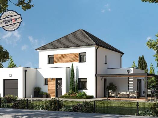 Terrain avec maison neuve à vendre 490 540 € 6 pièces 5 chambres 114 m² 1 200 m² de terrain Thoiry 78770