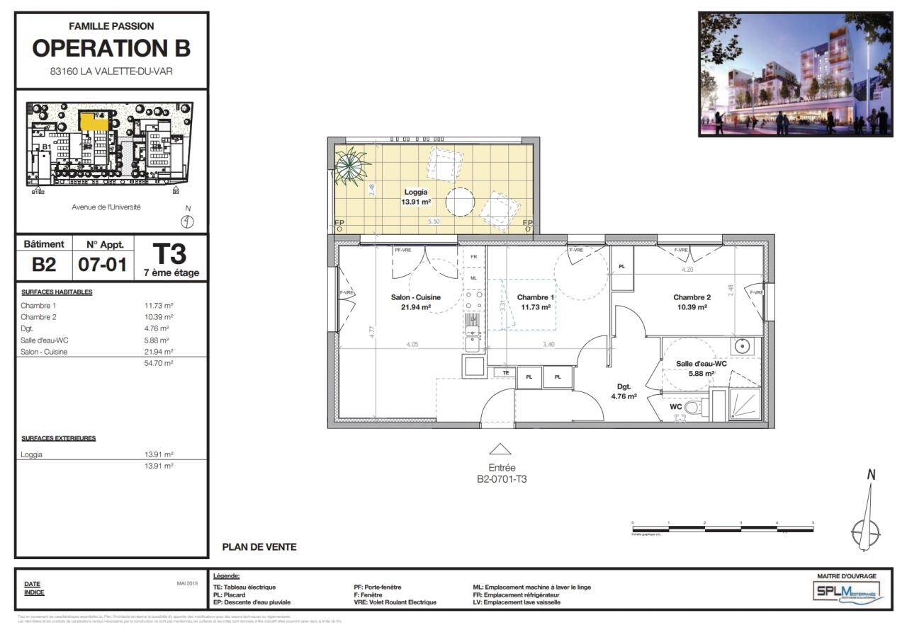 Maison à louer, 55m², LA VALETTE DU VAR