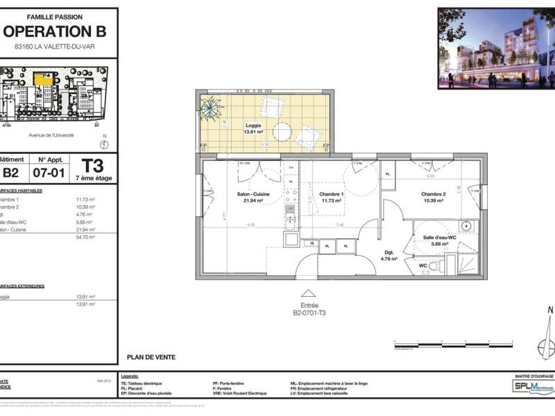 Maison à louer, 55m², LA VALETTE DU VAR