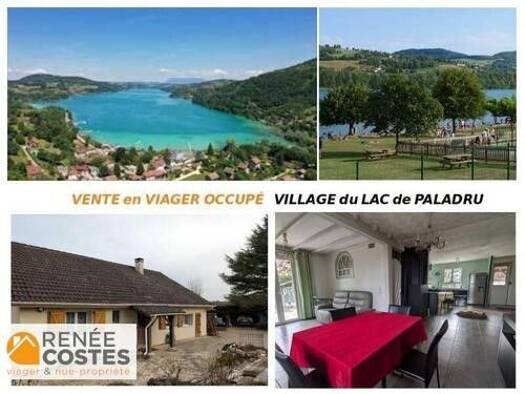 Maison en viager occupé Bouquet 55 075 € 4 pièces 3 chambres 104 m² 1 960 m² de terrain Villages du Lac de Paladru 38850