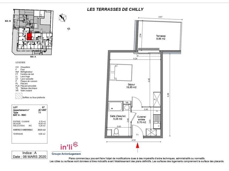 Maison à louer, 29m², CHILLY MAZARIN
