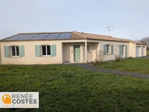 Maison en viager occupé Bouquet 110 900 € 5 pièces 4 chambres 129 m² 3 053 m² de terrain Saint Médard Fontenay-le-Comte 85200