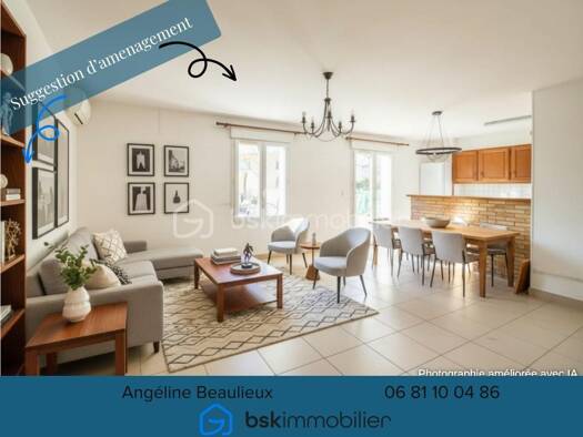 Appartement à vendre 220 000 € 3 pièces 2 chambres 56 m² RDC/1 Beaulieu 34160