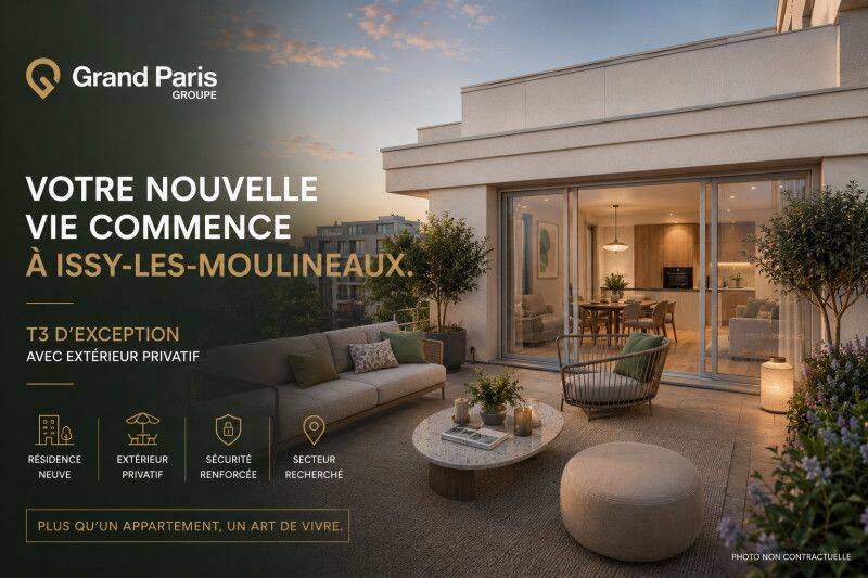 Maison à vendre, 61m², ISSY LES MOULINEAUX