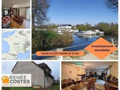 Maison en viager occupé Bouquet 65 905 € 7 pièces 6 chambres 238 m² 1 274 m² de terrain Neuf et Exterieurs Auxonne 21130