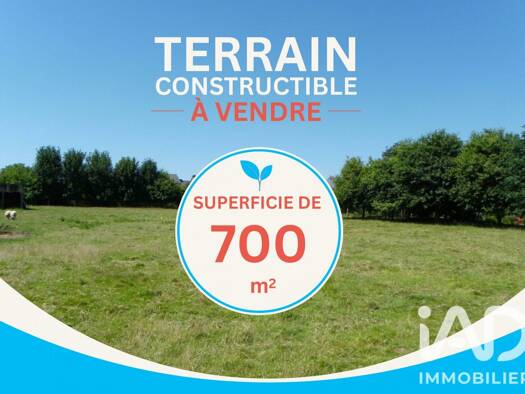Terrain constructible à vendre 70 000 € 700 m² de terrain Centre Est Provins 77160