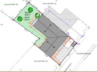 Terrain constructible à vendre 195 000 € 402 m² de terrain Rangueil-Sauzelong-Pech David-Pouvourville Toulouse 31400