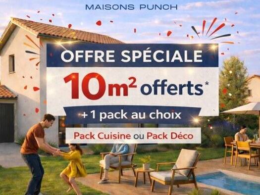 Terrain avec maison neuve à vendre 243 500 € 5 pièces 4 chambres 105 m² 970 m² de terrain Montrevel-en-Bresse 01340