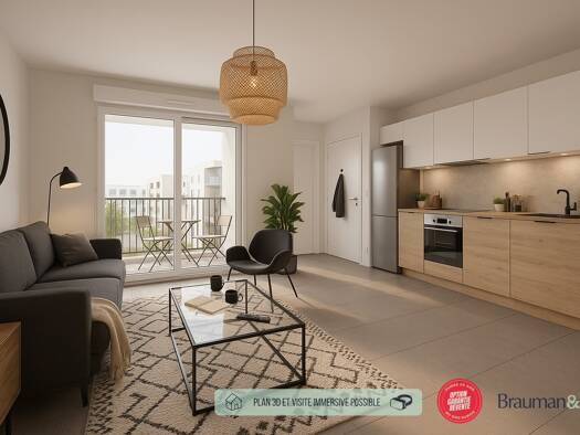 Appartement à vendre - neuf 193 150 € 1 pièce 27 m² 2ème étage Centre Nanterre 92000