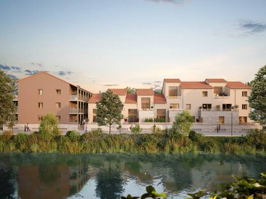 Appartement à vendre - neuf 188 000 € 2 pièces 1 chambre 42,1 m² 1er étage Ecusson-Ile Saint Laurent Chalon-sur-Saône 71100