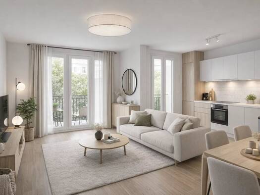 Appartement à vendre - neuf 615 000 € 3 pièces 2 chambres 70 m² 3ème étage Centre Sceaux 92330