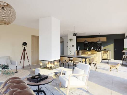 Terrain avec maison neuve à vendre 505 000 € 5 pièces 4 chambres 135 m² 1 042 m² de terrain Diémoz 38790