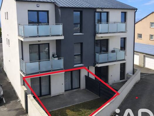 Appartement à vendre 299 000 € 3 pièces 2 chambres 75 m² RDC/3 Tiercelet 54190