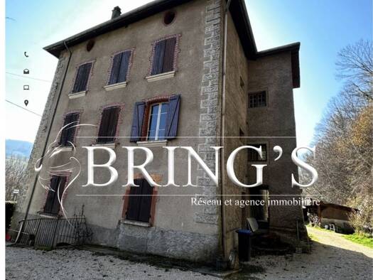 Maison à vendre 210 000 € 12 pièces 1 chambre 335 m² 6 700 m² de terrain Saint-Albin-de-Vaulserre 38480