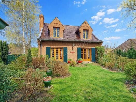 Maison de plain-pied à vendre 315 000 € 4 pièces 1 chambre 120 m² 600 m² de terrain De Groote-Chapeau Rouge Téteghem-Coudekerque-Village 59229