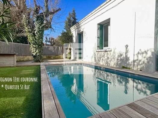 Maison de ville à vendre 285 000 € 4 pièces 2 chambres 75 m² 300 m² de terrain Saint Ruf-Trillade Sud Avignon 84000