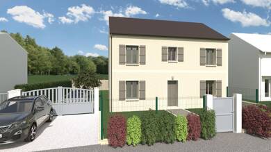 Terrain avec maison neuve à vendre 440 000 € Survilliers 95470