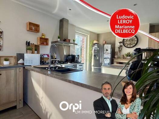 Ferme à vendre 257 900 € 4 pièces 3 chambres 140 m² 1 710 m² de terrain Champien 80700