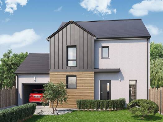 Terrain avec maison neuve à vendre 246 314 € 4 pièces 3 chambres 89 m² 495 m² de terrain Saint-Augustin-des-Bois 49170