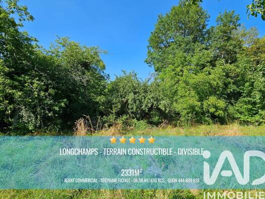Terrain constructible à vendre 119 000 € 2 331 m² de terrain Longchamp 21110