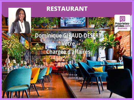 Restaurant à vendre Fonds de commerce 198 000 € 160 m² d'espace de restauration Rueil sur Seine-Plaine-Gare Rueil-Malmaison 92500