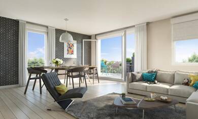 Appartement à vendre - Neuf 362 000 € 2 pièces 1 chambre 39 m² 1er étage Coteaux du Bel Air Saint-Germain-en-Laye 78100