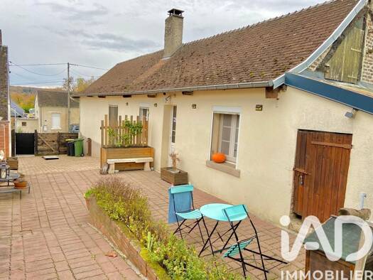 Maison de plain-pied à vendre 96 500 € 3 pièces 2 chambres 65 m² 607 m² de terrain La Neuville-en-Beine 02300