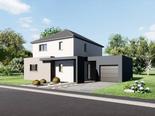 Terrain avec maison neuve à vendre 450 000 € 5 pièces 4 chambres 125 m² 800 m² de terrain Rhinau 67860