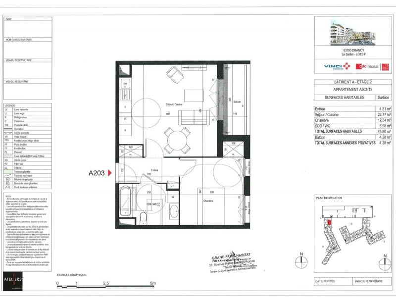 Maison à louer, 46m², DRANCY