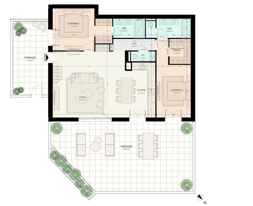 Maison à vendre, 122m², CHATEAUNEUF DE GRASSE
