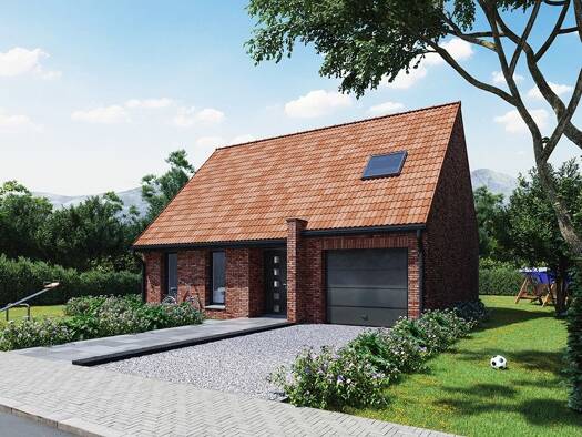 Terrain avec maison neuve à vendre 278 787 € 4 pièces 3 chambres 88,7 m² 512 m² de terrain Wardrecques 62120