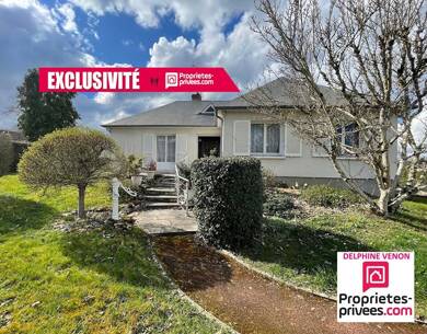 Maison de plain-pied à vendre 229 950 € 5 pièces 4 chambres 126 m² 845 m² de terrain Châteauneuf-sur-Loire 45110