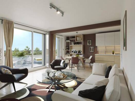 Appartement à vendre - neuf 180 500 € 2 pièces 1 chambre 45 m² 1er étage Champ de Foire-La Fleuriais Vitré 35500