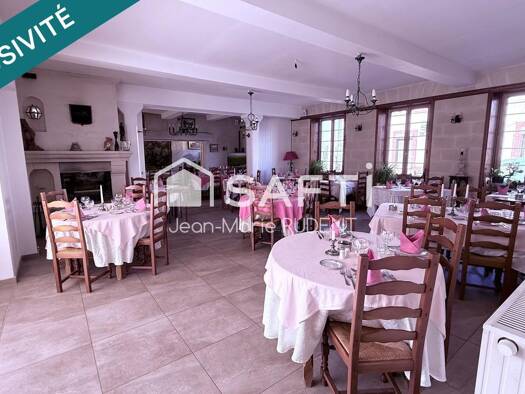 Hôtel à vendre Fonds de commerce 220 000 € 494 m² d'espace de restauration Cuts 60400