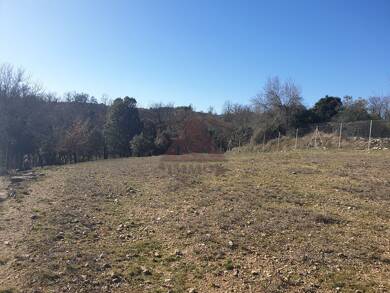 Terrain viabilisé à vendre 70 000 € 1 450 m² de terrain Les Mages 30960